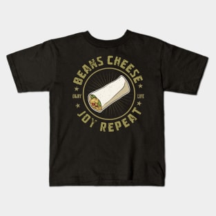 Burrito Mexican Food Lover Gift Kids T-Shirt